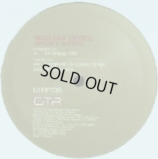 画像1: Derler & Klitzing / Nuclear Device (OTRFT06) 穴　完売