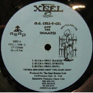 画像: $$ O.G. CELL-E-CEL AND THE INMATES / SUCKA FREE (CELL-1000-2) YYY100-1659-25-41全