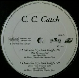 画像: C.C. Catch / I Can Lose My Heart Tonight '98 未