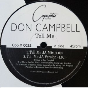 画像: $ DON CAMPBELL / TELL ME (Cop X 0022) 未 原修正 YYY477-5074-3-3+5F? 後程済