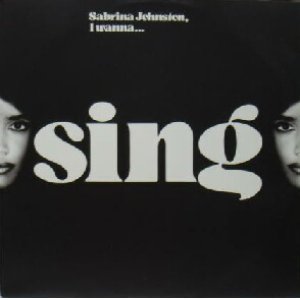 画像: SABRINA JOHNSTON / I WANNA SING  原修正