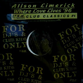 画像1: $ ALISON LIMERICK / WHERE LOVE LIVES '96 (LUS 045) 未  原修正 後程