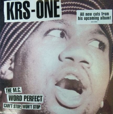 画像1: KRS-One / Can't Stop, Won't Stop / The MC / Word Perfect  未  原修正
