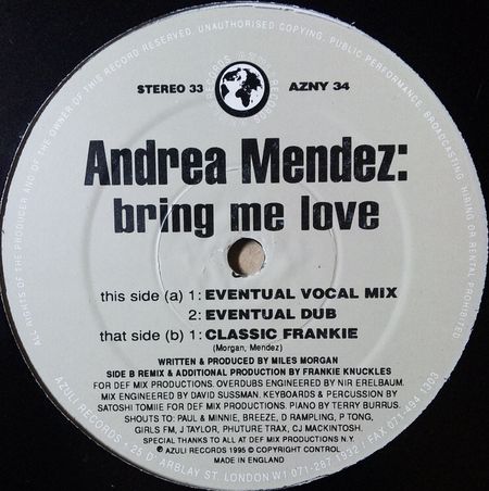 画像1: $ Andrea Mendez / Bring Me Love (AZNY 34) YYY207-3041-17-18