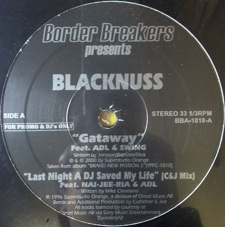 画像1: $ BLACKNUSS Feat. ADL & SWING / GETAWAY (BBA-1018) YYY332-4231-11-11 後程済