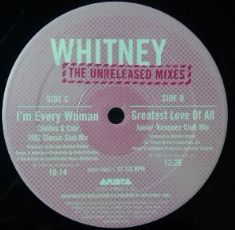 画像1: Whitney Houston / Greatest Love Of All - Junior Vasquez Club Mix 未
