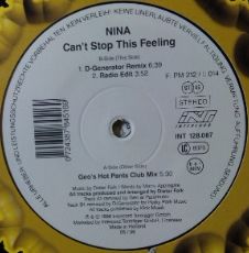 画像1: $$ Nina / Can't Stop This Feeling (INT 128.087) D3392 YYY48-1066-5-22 後程済