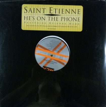 画像1: Saint Etienne Featuring Etienne Daho ‎/ He's On The Phone 未 残少