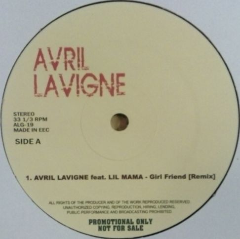 画像1: AVRIL LAVIGNE feat. LIL MAMA / GIRL FRIEND Remix 最終