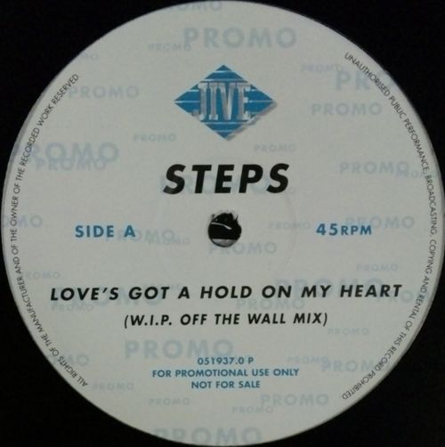 画像1: $$ Steps ‎/ Love's Got A Hold On My Heart  (051937.0 P) D3920 Y14