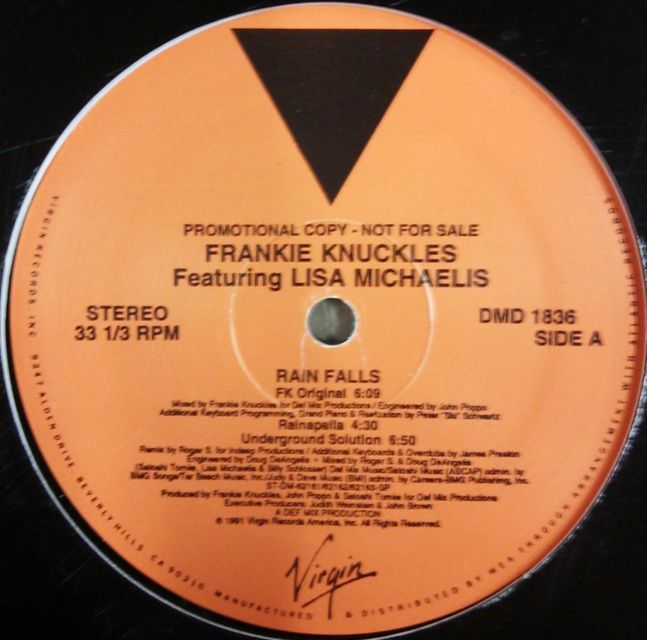 画像1: Frankie Knuckles ‎/ Rain Falls YYY8-117-3-3