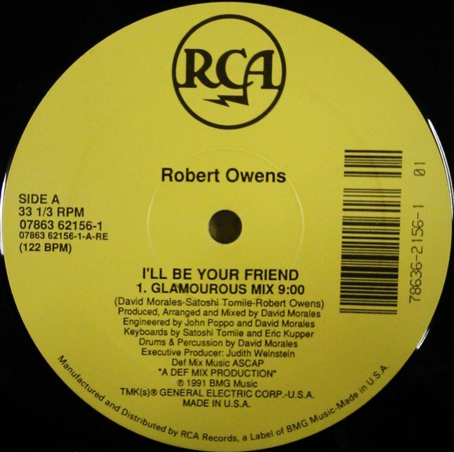 画像1: Robert Owens ‎/ I'll Be Your Friend New Mixes D4314 YYY20-391-3-5