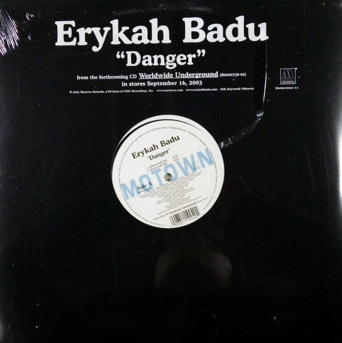 画像1: $ Erykah Badu ‎/ Danger (B 0001052-11) Motown (B0001052-11) 残少 Y4-D4322 未