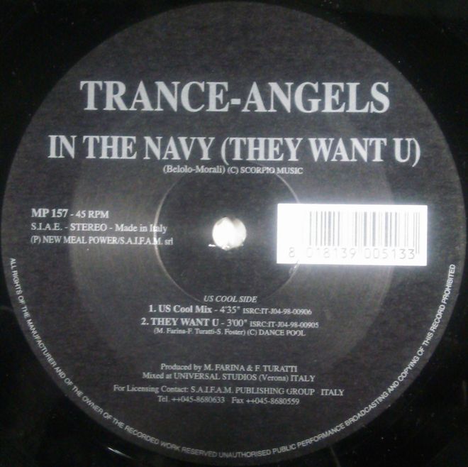 画像1: $ Trance-Angels / In The Navy (They Want U) (MP 157) YYY207-3076-2-2