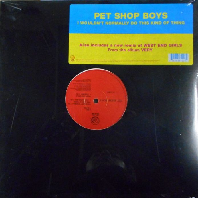 画像1: $ Pet Shop Boys / I Wouldn't Normally Do This Kind Of Thing (Y-58122) YYY215-2330-5-5