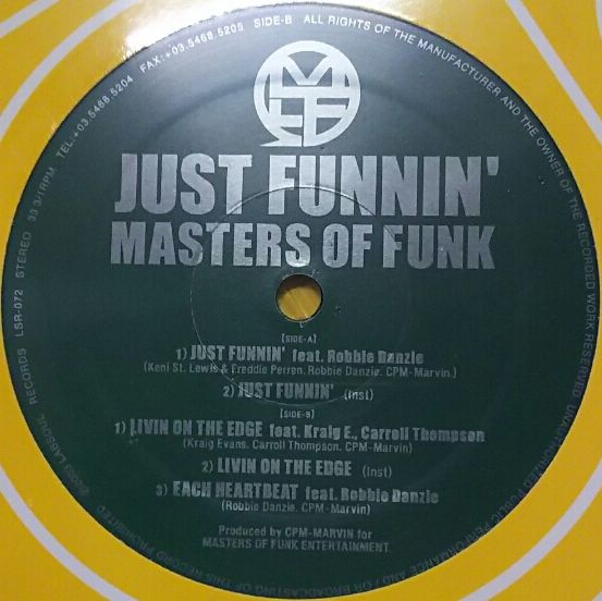 画像1: $ Master Of Funk / Just Funnin' (LSR-072) Livin' On The Edge YYY239-2650-5-13
