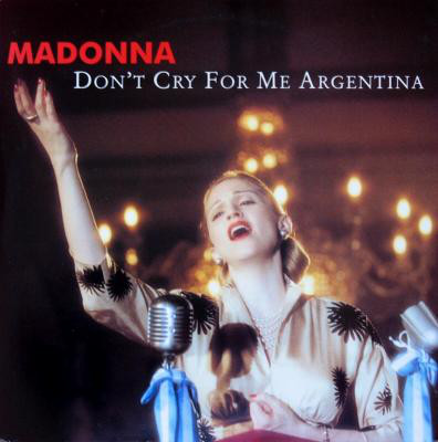 画像1: $$ Madonna / Don't Cry For Me Argentina (9 43809-0) YYY291-2501-3-3+ 後程