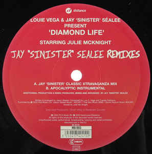 画像1: $ Louie Vega & Jay 'Sinister' Séalee* Starring Julie McKnight / Diamond Life (Jay Sinister Sealee Remixes) Di 2410 YYY292-3654-3-5