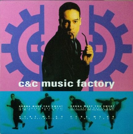画像1: $ C + C Music Factory Featuring Freedom Williams / Gonna Make You Sweat (Everybody Dance Now) UK (656755 8) YYY343-4254-7-12 後程済