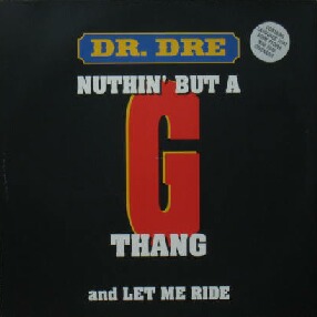 画像1: $ Dr. Dre / Nuthin' But A 'G' Thang (A8328T) 折 UK/黒 YYY8-130-3-19