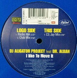 画像1: DJ Aligator Project Featuring Dr. Alban / I Like To Move It 未  原修正