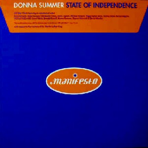 画像1: $ DONNA SUMMER / STATE OF INDEPENDENCE (FESX 7)  未 (852 863-1) 原修正 Y20-5F 後程済