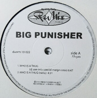 画像1: BIG PUNISHER / WHO IS A THUG dj use only special merge rimix