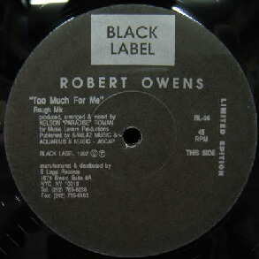 画像1: $ ROBERT OWENS / TOO MUCH FOR ME (BL-96) Y10?