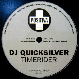 画像1: DJ QUICKSILVER / TIMERIDER　　未  原修正