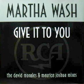 画像1: MARTHA WASH / GIVE IT TO YOU  原修正