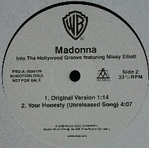 画像1: $ MADONNA / INTO THE HOLLYWOOD GROOVE featuring Missy Elliott (PRO-A-1034129) Y2-3F 後程済