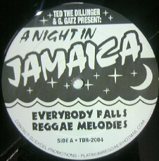 画像1: A NIGHT IN JAMAICA / EVERYBODY FALLS REGGAE MELODIES 