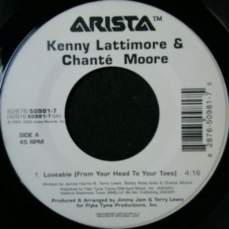 画像1: Kenny Lattimore & Chanté Moore / Make It Last Forever / Loveable (From Your Head To Your Toes)  (7inch) ラスト